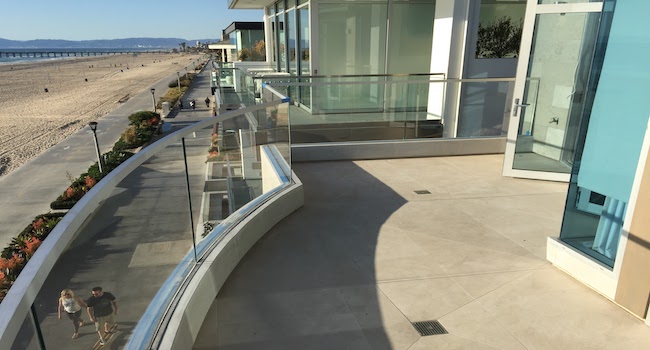 glass railing